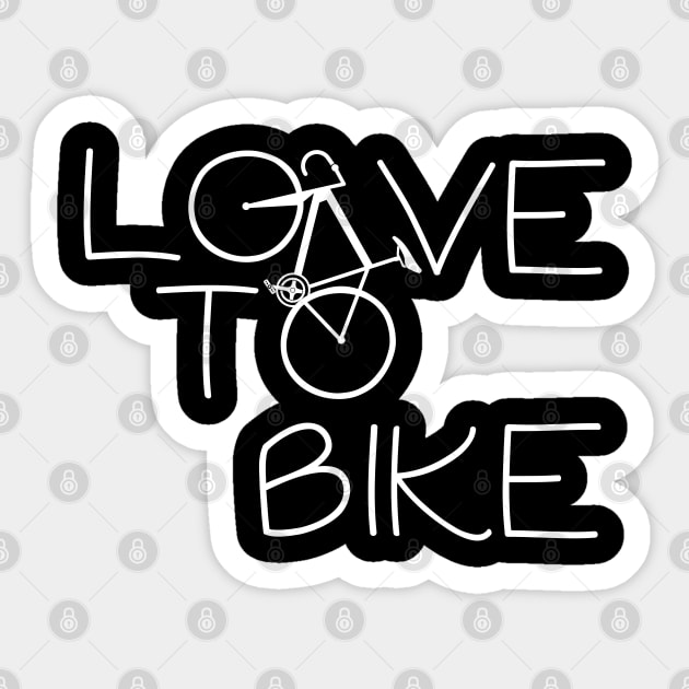Bike sticker words clearance